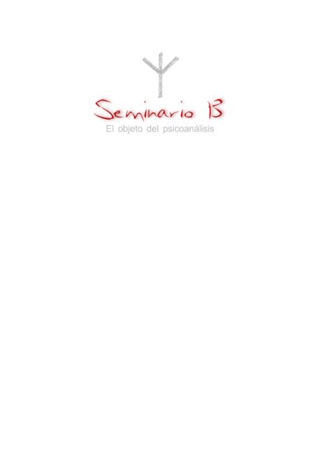 Lacan Seminario 13