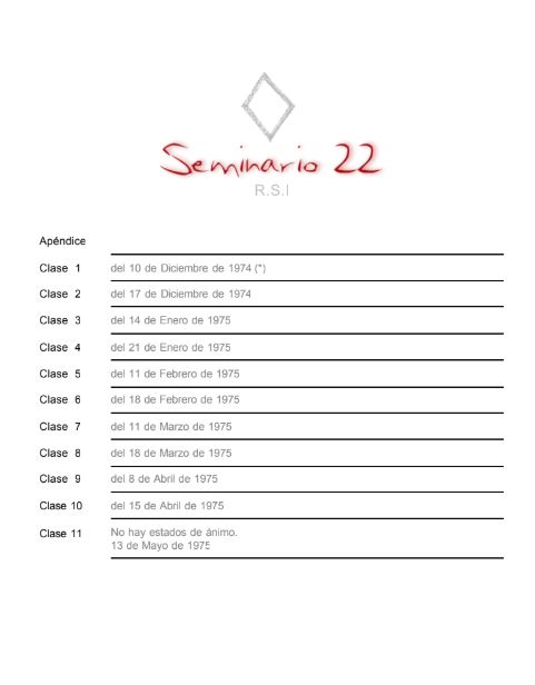 Lacan Seminario 22