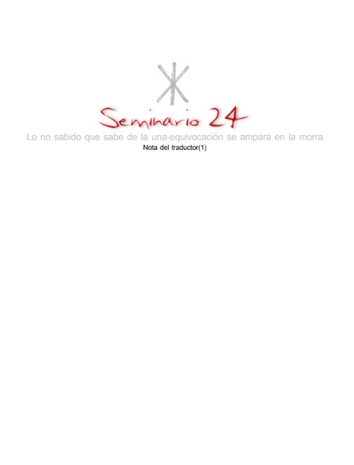 Lacan Seminario 24