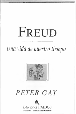 Gay Peter Freud Una vida de nuestro tiempo